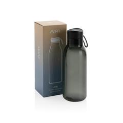 Vue Bouteille 500 ml en rPET RCS Avira Atik de couleur noir| Krokrodeal