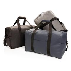 Vue Sac week-end au PU doux de couleur bleu| Krokrodeal