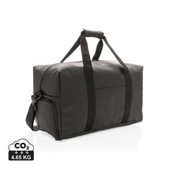 Vue Sac week-end au PU doux de couleur noir| Krokrodeal