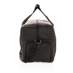 Vue Sac week-end au PU doux de couleur noir| Krokrodeal