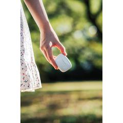 Vue Écouteurs sans fil Liberty Pro en plastique recyclé RCS de couleur blanc| Krokrodeal