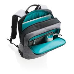 Vue Sac à dos pour ordinateur portable 15” Arata de couleur gris| Krokrodeal