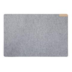 Vue VINGA Sous-main bureau en feutre recyclé GRS Albon de couleur gris| Krokrodeal