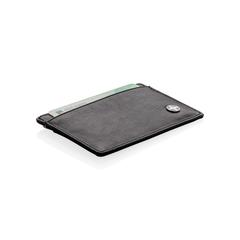 Vue Porte-cartes anti RFID de couleur noir| Krokrodeal