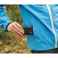 Vue Porte-cartes anti RFID de couleur noir| Krokrodeal