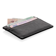 Vue Porte-cartes anti RFID de couleur noir| Krokrodeal
