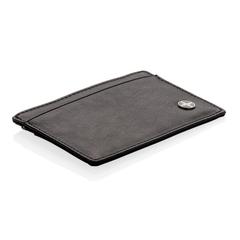 Vue Porte-cartes anti RFID de couleur noir| Krokrodeal