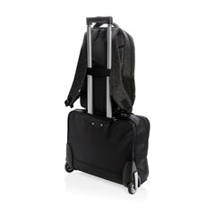 Vue Sac à dos ordinateur 900D de couleur noir| Krokrodeal