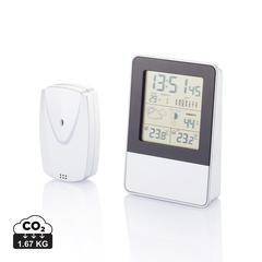 Vue Station météo intérieur/extérieur de couleur gris| Krokrodeal