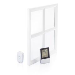Vue Station météo intérieur/extérieur de couleur gris| Krokrodeal