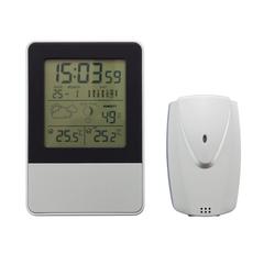 Vue Station météo intérieur/extérieur de couleur gris| Krokrodeal