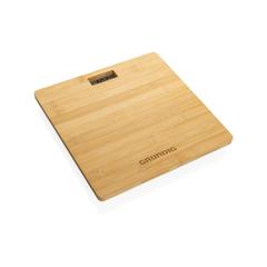 Vue Pèse-personne numérique en bambou Grundig de couleur marron| Krokrodeal