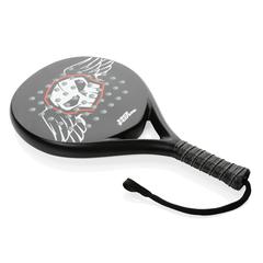 Vue Raquette de padel No Fear de couleur noir| Krokrodeal