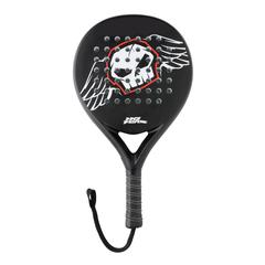 Vue Raquette de padel No Fear de couleur noir| Krokrodeal