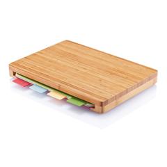 Vue Set de 4 planches à découper de couleur marron| Krokrodeal