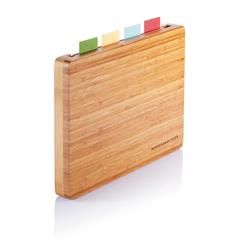 Vue Set de 4 planches à découper de couleur marron| Krokrodeal