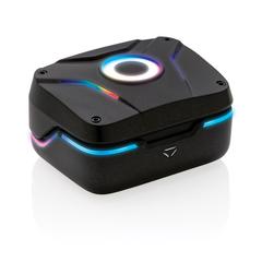 Vue Écouteurs gaming TWS avec ENC de couleur noir| Krokrodeal