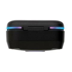 Vue Écouteurs gaming TWS avec ENC de couleur noir| Krokrodeal