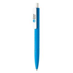 Vue Stylo X3 finition gomme de couleur bleu| Krokrodeal