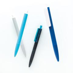 Vue Stylo X3 finition gomme de couleur bleu| Krokrodeal