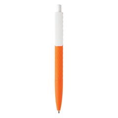 Vue Stylo X3 finition gomme de couleur orange| Krokrodeal
