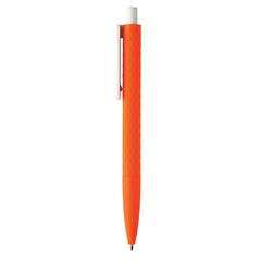 Vue Stylo X3 finition gomme de couleur orange| Krokrodeal