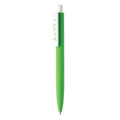 Vue Stylo X3 finition gomme de couleur vert| Krokrodeal