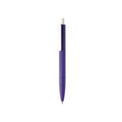 Vue Stylo X3 finition gomme de couleur violet| Krokrodeal