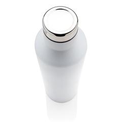 Vue Bouteille isotherme en acier inoxydable au design moderne de couleur blanc| Krokrodeal