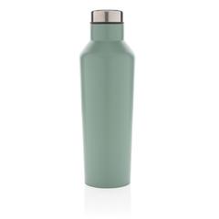 Vue Bouteille isotherme en acier inoxydable au design moderne de couleur vert| Krokrodeal