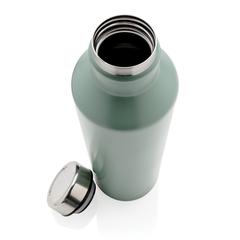 Vue Bouteille isotherme en acier inoxydable au design moderne de couleur vert| Krokrodeal