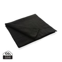 Vue Écharpe 180x30cm Elles AWARE™ Polylana® de couleur noir| Krokrodeal