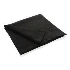 Vue Écharpe 180x30cm Elles AWARE™ Polylana® de couleur noir| Krokrodeal