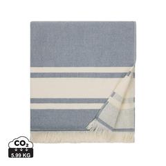 Vue VINGA Serviette éponge pour hammam Tolo de couleur bleu| Krokrodeal