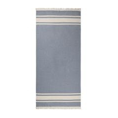 Vue VINGA Serviette éponge pour hammam Tolo de couleur bleu| Krokrodeal