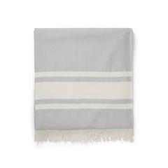 Vue VINGA Serviette éponge pour hammam Tolo de couleur blanc| Krokrodeal