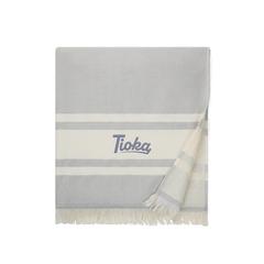 Vue VINGA Serviette éponge pour hammam Tolo de couleur blanc| Krokrodeal