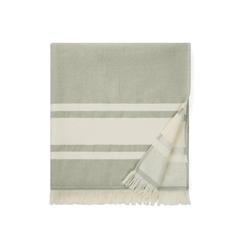 Vue VINGA Serviette éponge pour hammam Tolo de couleur vert| Krokrodeal