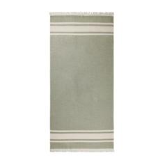 Vue VINGA Serviette éponge pour hammam Tolo de couleur vert| Krokrodeal