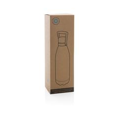 Vue Bouteille isotherme 1.5L en acier inoxydable recyclée RCS de couleur blanc| Krokrodeal