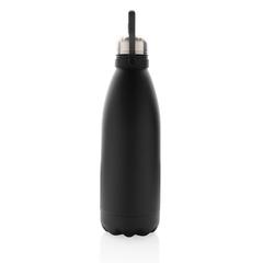 Vue Bouteille isotherme 1.5L en acier inoxydable recyclée RCS de couleur noir| Krokrodeal