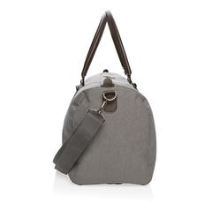 Vue Sac weekend avec port USB A de couleur gris| Krokrodeal
