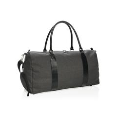 Vue Sac weekend avec port USB A de couleur noir| Krokrodeal