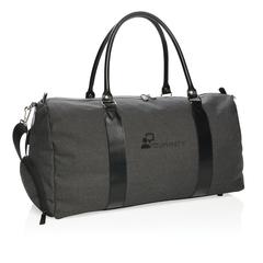 Vue Sac weekend avec port USB A de couleur noir| Krokrodeal