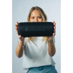 Vue Enceinte 30W en plastique RCS Urban Vitamin Pacific Grove de couleur noir| Krokrodeal