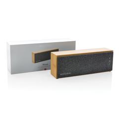 Vue Enceinte en bambou 10W Wynn de couleur marron| Krokrodeal