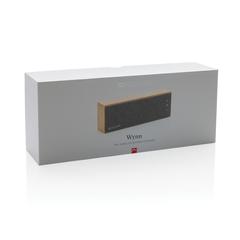 Vue Enceinte en bambou 10W Wynn de couleur marron| Krokrodeal