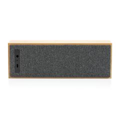 Vue Enceinte en bambou 10W Wynn de couleur marron| Krokrodeal