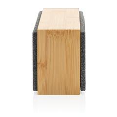 Vue Enceinte en bambou 10W Wynn de couleur marron| Krokrodeal