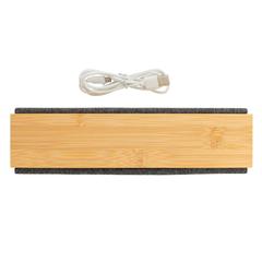 Vue Enceinte en bambou 10W Wynn de couleur marron| Krokrodeal